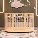 Ver imagem 4 de Berço Redondo Evolutivo Crescer 3 em 1 Coleção Wave Divicar - nature