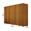Ver imagem 4 de Dormitório Casal Ripado 2PÇS 6 Portas Firenze - Arbo Design