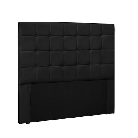 Cabeceira Verona Para Cama Box King 195 cm Corino Preto - D’Rossi