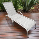 Ver imagem 1 de Espreguiçadeira Alumínio Praia Branca