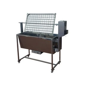 Churrasqueira para Rolete Costeleira Inox Cap 15 Kg