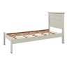 Cama de Solteiro Dallas II Off White com Madeira - Tebarrot Móveis - 3