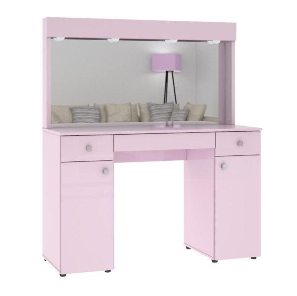 Penteadeira Camarim Lady Rosa - Mirarack - 2