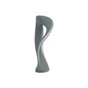 Ver imagem 3 de Escultura de Mesa Enfeite Decorativo de Cerâmica Anel Grande Cinza Fosco