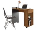 Ver imagem 4 de Mesa em L para Escritório Alessa Amêndoa com Chumbo
