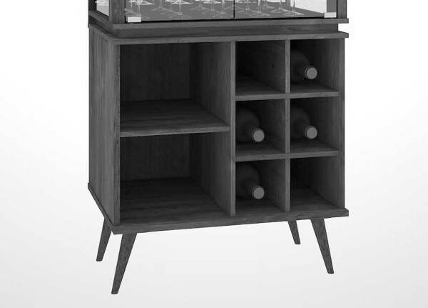 Cristaleira Vitra Canela - Mirarack - 4