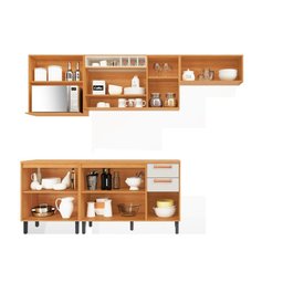 Cozinha Compacta Itatiaia 9 Portas e 2 Gavetas Napoles - 2