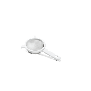 Peneira Brinox Top Pratic Ø 10 Cm em Inox com Cabo Abs Branco