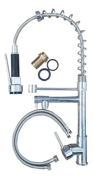 Torneira Gourmet Metal Monocomando 47cm Misturador Extensor - 4
