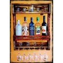 Ver imagem 2 de Barzinho Adega Parede Madeira Rústico com Suporte - Chimera Concepts