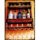 Ver imagem 6 de Barzinho Adega Parede Madeira Rústico com Suporte - Chimera Concepts