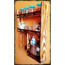 Ver imagem 2 de Porta Temperos Rústico Madeira Pinus - Chimera Concepts