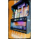 Ver imagem 3 de Barzinho Adega Parede Madeira Rústico com Led - Chimera Concepts