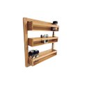 Ver imagem 1 de Porta Temperos Rústico de Madeira Verniz ou Preto - Chimera Concepts