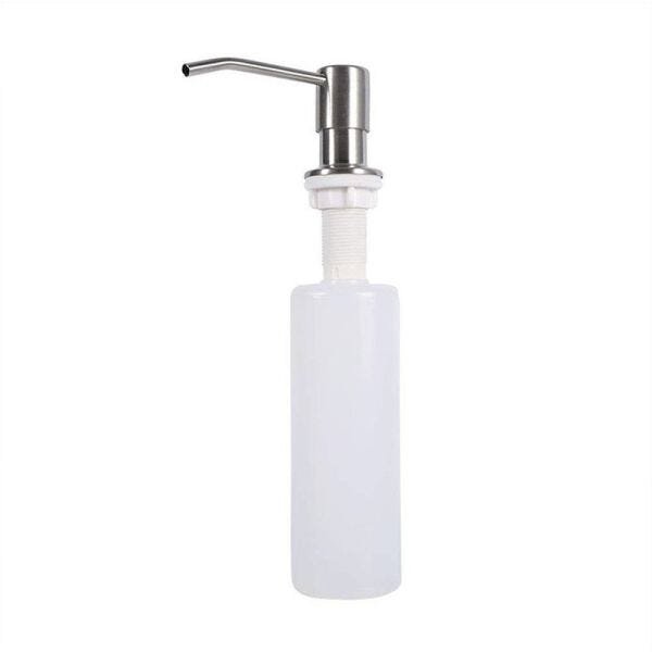 Dispenser Dosador Sabão Embutir Pia Detergente Sabonete Liquido Escovado Cozinha Banheiro - 2