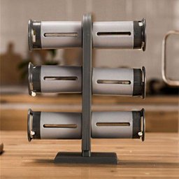 Porta Temperos Magnetico Condimentos 6 Peças Cozinha Casa Restaurante Ima Suporte Geladeira - 5