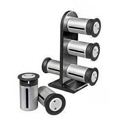 Porta Temperos Magnetico Condimentos 6 Peças Cozinha Casa Restaurante Ima Suporte Geladeira - 9