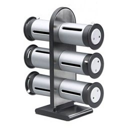 Porta Temperos Magnetico Condimentos 6 Peças Cozinha Casa Restaurante Ima Suporte Geladeira - 8