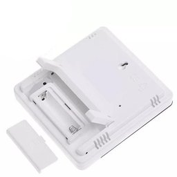 Termo Higrometro Relógio Medidor de Temperatura Digital Humidade de Mesa (56192/1928) - 5