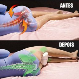 Travesseiro Alinha Coluna Dormir Nasa Memoria Gravida Dor nas Costas - 8