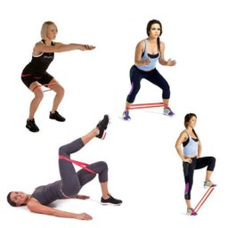 Kit 5 Faixas Elasticas Exercicios em Casa Mini Band Extensor Academia Yoga Pilates Fitness Crossfit - 7