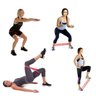 Kit 5 Faixas Elasticas Exercicios em Casa Mini Band Extensor Academia Yoga Pilates Fitness Crossfit - 7