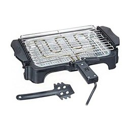 Churrasqueira Elétrica Portátil Grill Casa Churrasco Espetos Festa Cozinha - 4