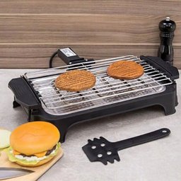 Churrasqueira Elétrica Portátil Grill Casa Churrasco Espetos Festa Cozinha - 2
