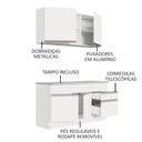 Ver imagem 5 de Armário de Cozinha Compacta 150cm Branco Glamy Madesa 01