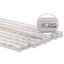 Ver imagem 5 de Cascata Chuva de Neve 180 LEDs Natal 6 Tubos Enfeite Natalino Pisca Pisca Iluminaçao Decoraçao