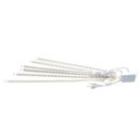 Ver imagem 4 de Cascata Chuva de Neve 180 LEDs Natal 6 Tubos Enfeite Natalino Pisca Pisca Iluminaçao Decoraçao