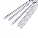 Ver imagem 6 de Cascata Chuva de Neve 180 LEDs Natal 6 Tubos Enfeite Natalino Pisca Pisca Iluminaçao Decoraçao