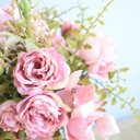 Ver imagem 5 de Buquê de Rosas Artificiais Cor-de-rosa | Linha Permanente Formosinha