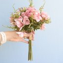 Ver imagem 1 de Buquê de Rosas Artificiais Cor-de-rosa | Linha Permanente Formosinha