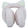 Fone Ouvido Headphone com Fio Estéreo Orelha Gato Peludo Gatinho Infantil P2 Rosa Ql-407 - 3