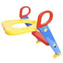 Ver imagem 5 de Assento Sanitário Redutor Infantil com Escada e Alça Dobrável Portátil Brinqway BW-071