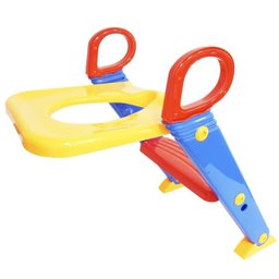 Assento Sanitário Redutor Infantil com Escada e Alça Dobrável Portátil Brinqway BW-071 - 5