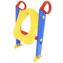 Assento Sanitário Redutor Infantil com Escada e Alça Dobrável Portátil Brinqway BW-071 - 6