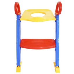Assento Sanitário Redutor Infantil com Escada e Alça Dobrável Portátil Brinqway BW-071 - 4