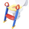 Assento Sanitário Redutor Infantil com Escada e Alça Dobrável Portátil Brinqway BW-071 - 2