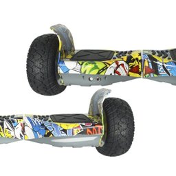 Overboard 2 Rodas 8,5 Polegadas + Carrinho Assento Hoverkart Bluetooth BW056-058 Colorido Bolsa - 4