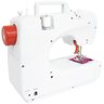 Máquina de Costura Elétrica Portátil 16 Pontos com Pedal Luz Led Alça Compacta Bivolt Amvox AMQ - 5