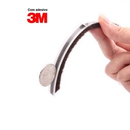 Veda fresta fita adesiva de vedação porta janela preta 5x7mm 5mts - 6