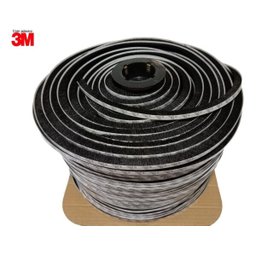 Veda fresta fita adesiva de vedação porta janela preta 5x7mm 5mts - 5