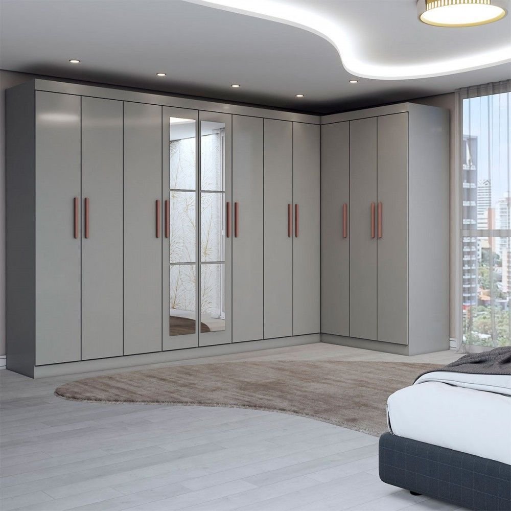 Guarda-roupa Casal Modulado Odisseia 11 Portas 4 Gavetas com