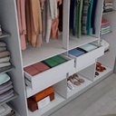 Ver imagem 6 de Guarda-roupa Casal Modulado Odisseia 11 Portas 4 Gavetas com Espelho Onix - Panorama Móveis
