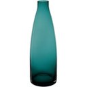 Ver imagem 1 de Vaso Decorativo Enfeite Planta Garrafa Vidro 27x9x9cm Turquesa