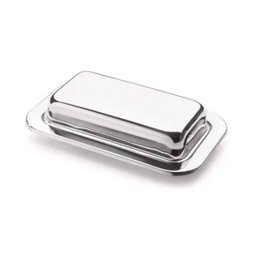 Manteigueira Retangular em Inox com Tampa - Forma - 1