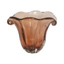 Ver imagem 1 de Vaso Cristal Murano Decorativo 24 Cm Cm Artesanal Triunfo Garnet - Cristaleira