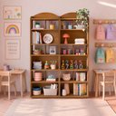 Ver imagem 1 de Estante para Livros Arco 10 Nichos Cinamomo - Artely Móveis